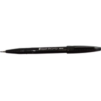 Pentel SES15C-A Brush-Pen schwarz, 1 St.