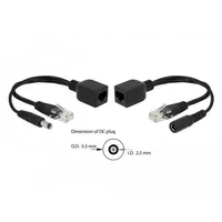 DeLock PoE Adapter Set RJ45 DC 5,5 x 2,5