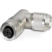 Phoenix Contact 1554542 Sensor-/Aktor-Datensteckverbinder M12 Buchse, gewinkelt Polzahl Sensoren:
