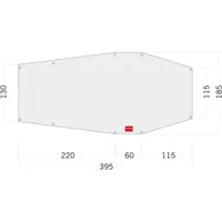 Tatonka Grönland 3 Floor Sheet PE Zeltunterlage 395x185cm (3754)