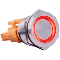 Joy-It BUTTON22B-L-RD BUTTON22B-L-RD Tastschalter 250 V/AC 7 A 1