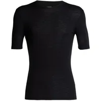 Icebreaker 175 Everyday Crew Merino Kurzarm-baselayer - Black -
