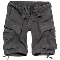 Brandit Textil Vintage Kurze Hose Anthracite 4XL