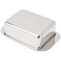 Weis Butterdose für 125g Butter 12,5x7,5x4,5cm Edelstahl,