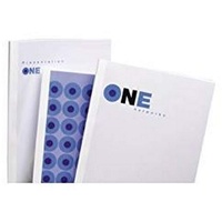 GBC IB370410 Thermobindemappe, A5, Thermabind Standard, Klarsichtfolie/Karton, 1.5 mm,