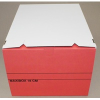 Top-Print 10 Top-Print Archivboxen weiß/rot 24,4 x 32,1 x