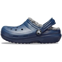 Crocs Classic Lined Holzschuhe - Navy / Charcoal -