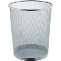 Helit Papierkorb 23l H350xØ295mm m.Lochdekor STA schwarzHELIT