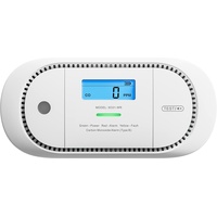 X-Sense Funkvernetzter CO Melder mit austauschbarer Batterie, Kohlenmonoxid Melder,