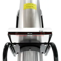 Wiltec Kernobstschneidemühle aus Edelstahl, Obsthäcksler 1100W 1,5 PS 2800U/min,