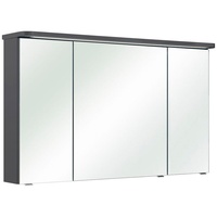 Lomadox - 3-türiger Badezimmer Spiegelschrank FES-4005-66 Korpus Lack Quarzgrau,