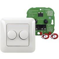 EHMANN 4260c0701 Unterputz Dimmer Geeignet für Leuchtmittel: LED-Lampe, Glühlampe,