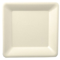 Papstar Pure eckig 26 cm x 26 cm weiss
