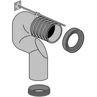 Villeroy & Boch Vario-Abflussbogen f Abg. senkr., für wandnahe