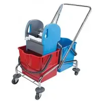 RMV Cleaning Products Reinigungswagen Doppelfahrwagen 2 x 18 L