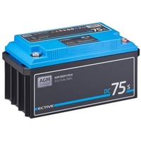 Ective AGM Deep Cycle mit LCD-Anzeige 75Ah Versorgungsbatterie