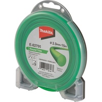 Makita Round Trim Trimmerfaden für Rasentrimmer, 2mm/15m E-02705