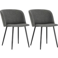 Paperflow Besucherstuhl MUST Polyester grau 2 Stück