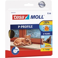 Tesa Tesamoll Fensterdichtung / Türdichtung P-Profile Gummidichtung 6 m