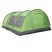 CampFeuer Tunnelzelt XXL grün/grau