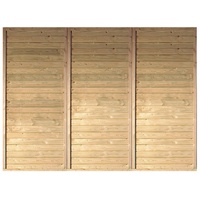 Karibu Rückwand für Einzelcarport