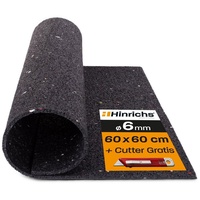 Hinrichs Antivibrationsmatte für Waschmaschinen 60 x 60 cm