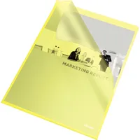 Esselte Sichthüllen A4, PP, gelb, VE=100 Stück