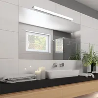 Helestra Loom Wandleuchte LED, Chrom 90 cm