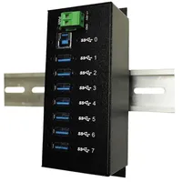 Exsys EX-1187HMVS (USB-B, 7 Ports), Dockingstation - USB Hub,