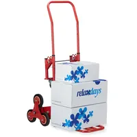 Relaxdays Bollerwagen rot