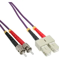 InLine LWL Duplex Kabel, SC/ST, 50/125μm, OM4, 5m
