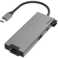 Hama (Multiport 5 Ports 2X USB-A, USB-C zur Übertragung