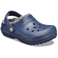 Crocs Classic Lined Holzschuhe Navy / Charcoal 32-33