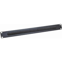 Logilink ORCEB1B - 19" Kabeldurchführung 1HE, mit Bürsteneinsatz, schwarz