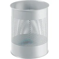 Durable Papierkorb Metall rund 15/P 165 mm, grau
