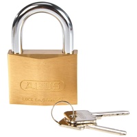 ABUS Vorhängeschloss Zylindervorhangschloss 85/60 gl Schlosskörperbreite 60 mm Messing
