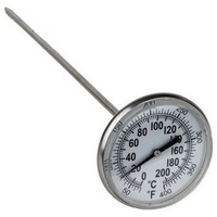 KS Tools Thermometer, 0-200°C/0-400°F, L =210mm
