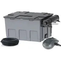 HEISSNER Durchlauffilter-Set FPU 24000 mit UVC-Klärer für Teiche bis