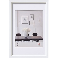 Walther design Walther Kunststoffrahmen Steel Style ES040W 30x40cm weiss