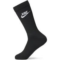 Nike Sportswear Everyday Essential Crew-Socken Black/White 34-38