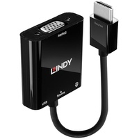 Lindy HDMI auf VGA und Audio Konverter Schwarz