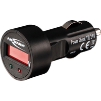 Ansmann PowerCheck12/24V-bl Kfz-Spannungsmesser 24 V, 12 V