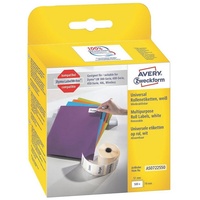 Avery Zweckform Endlosetiketten kompatibel zu Dymo 11355, 41x89mm, ablösbar,