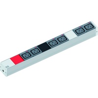 Bachmann 800.0111 19” 1HE 6x C19 Stecker CEE rot