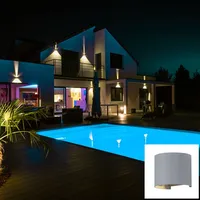 V-Tac Außenwandleuchte Aluminium 10,0 cm IP65 6W grau