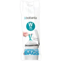 Brabantia PerfectFit Trash can liner drawstring 5 l Weiß