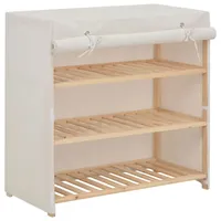 VidaXL Schuhschrank mit Abdeckung Weiß 79 x 40 x