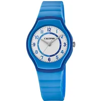 Calypso Jugend Uhr Analog Fashion K5806/6 Kunststoff Armbanduhr blau