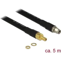DeLock RP-SMA Buchse, 5 Meter Antennenkabel, Antennenkabel