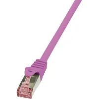 Logilink Netzwerkkabel, Patchkabel CAT 6 S/FTP 3.00 m Pink